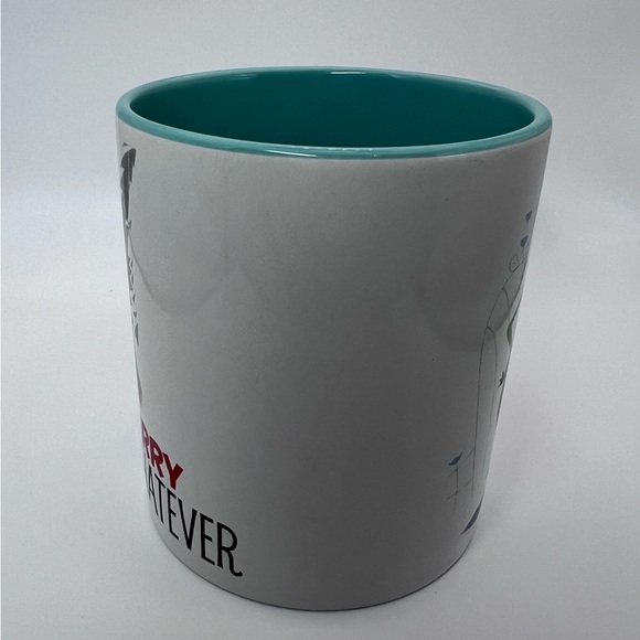 Dr. Seuss The Grinch "MERRY WHATEVER!" Ceramic Hot Cold Beverage Cup 14 Oz. Mug - Picture 5 of 9